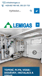 Mobile Screenshot of lemigas.cz